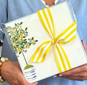 Lemon Tree 8.5"X8.5"  Notepad