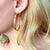 Light Hoop Earrings 50mm Diameter, 18k Gold Filled, Abigail Fox