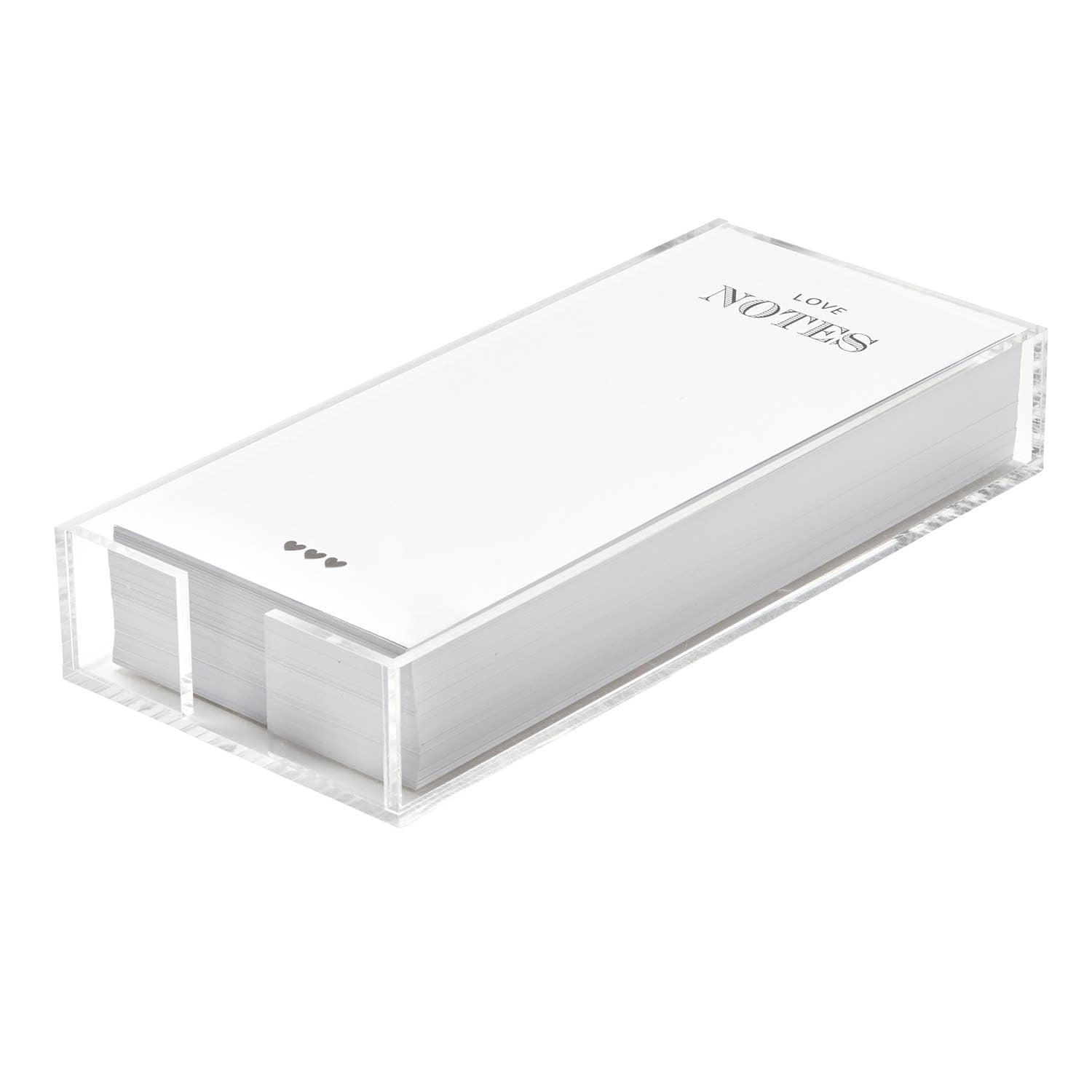 Love Notes, Note Paper in an Acrylic Box - Abigail Fox Designs
