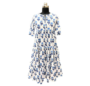 Main Street Dress | Blue Hydrangea | Abigail Fox - Abigail Fox Designs