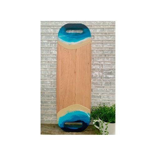 Mia Double keyhole Cherry cheese and charcuterie board