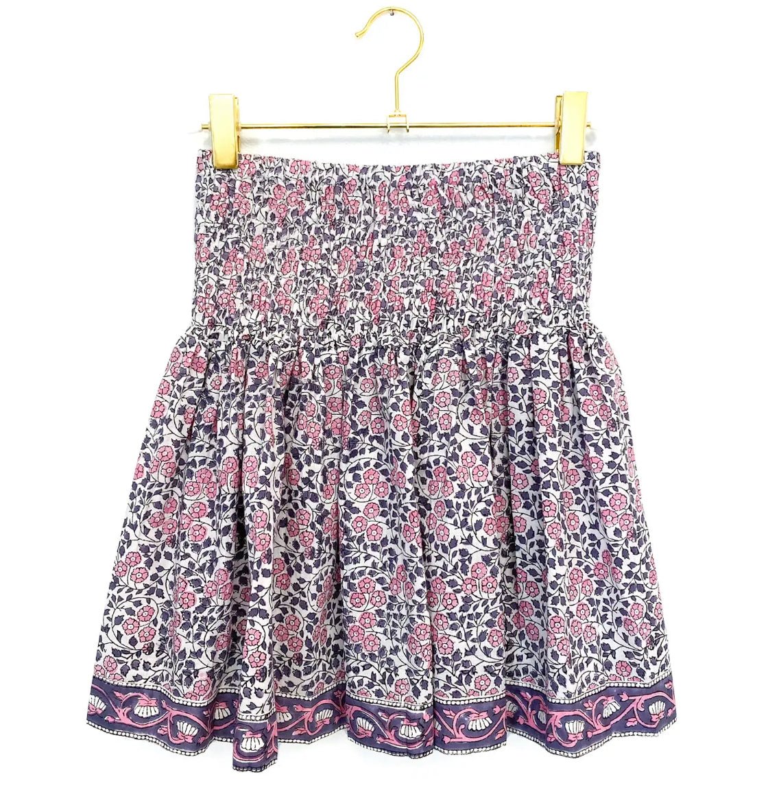 Mini Skirt - Purple Daisy - Abigail Fox Designs