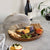 Modern Manor Slate & Acacia Cheese Board w/ Dome - Abigail Fox Designs