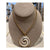 Mother of Pearl Circle Wave Necklace on heavy woven rope chain, Statement Necklace