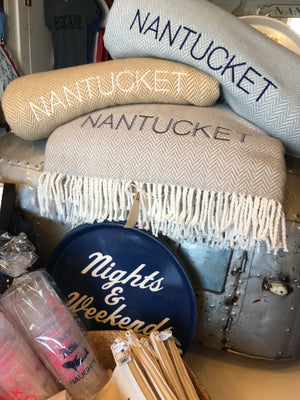 Nantucket Herringbone Blanket - Abigail Fox Designs