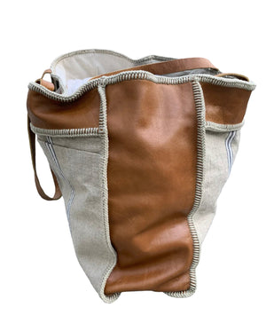 Nantucket leather bag - Abigail Fox Designs
