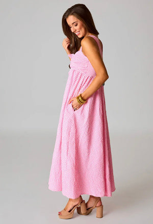 Nantucket Rose Cottage Midi Dress - Abigail Fox Designs