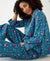 Over The Cotton Moon Pajama Set - Elephant Garden, Mer Sea Pajamas - Abigail Fox Designs