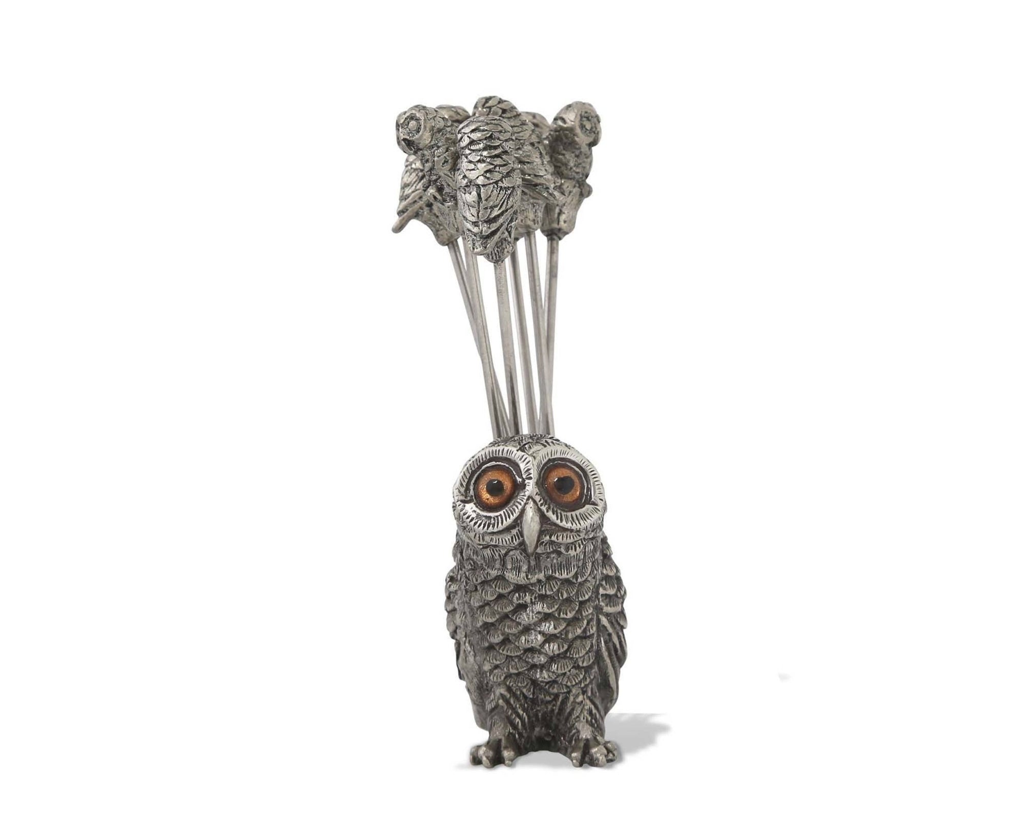 Owl Cheese Pick Set - Abigail Fox Designs