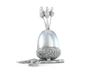 Pewter Acorn Cheese Pick Set - Abigail Fox Designs