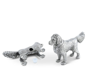 Pewter Retriever Salt and Pepper - Abigail Fox Designs