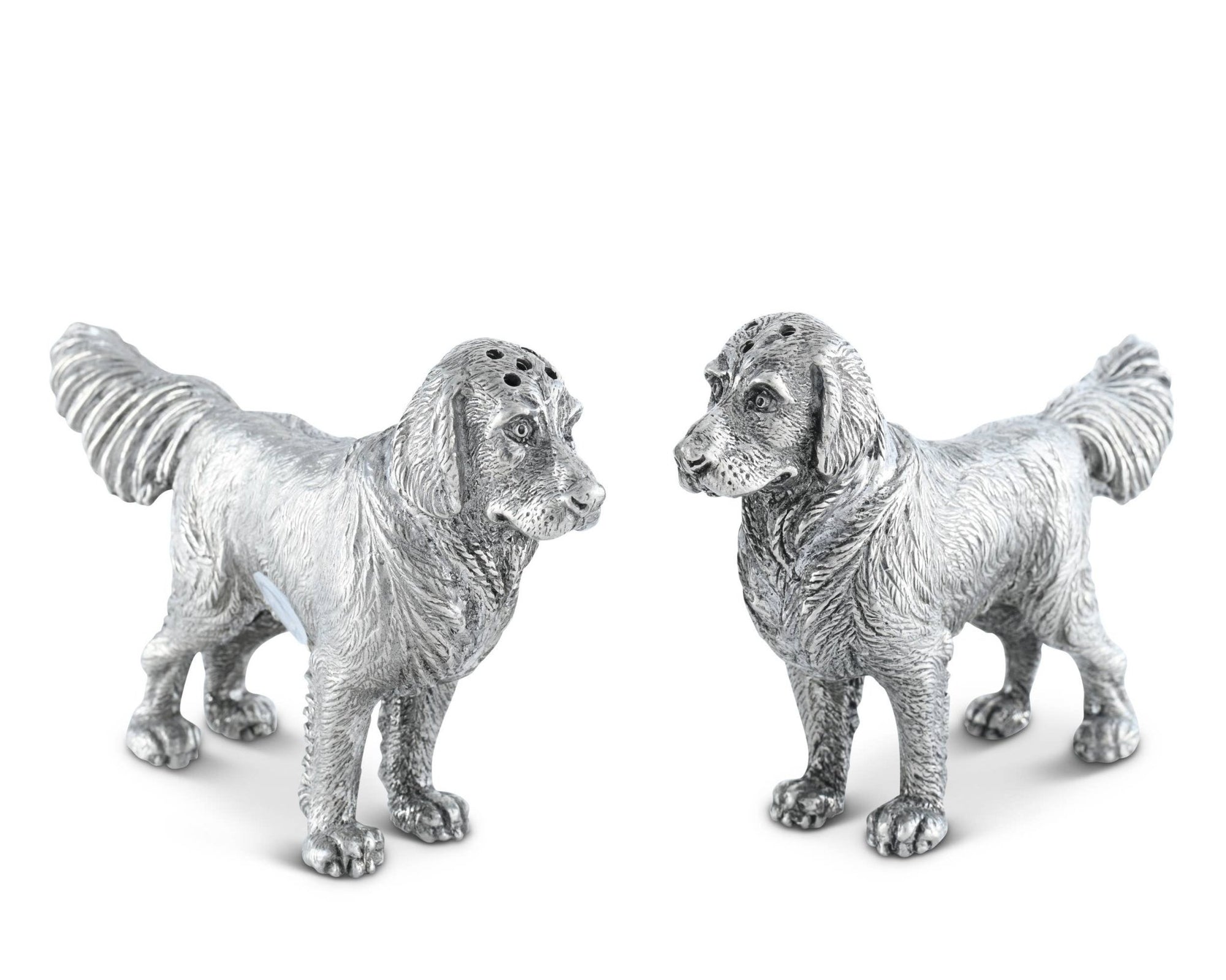 Pewter Retriever Salt and Pepper - Abigail Fox Designs