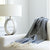 Plush Herringbone Blanket / Throw (No Embroidery) - Abigail Fox Designs