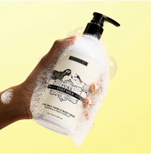 Pure Goat Milk Lotion & Hand/Body Wash in a caddy, fragrance free, Beekman 1802 - Abigail Fox Designs