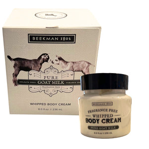 Pure Whipped Body Cream, fragrance free, Beekman 1802 - Abigail Fox Designs
