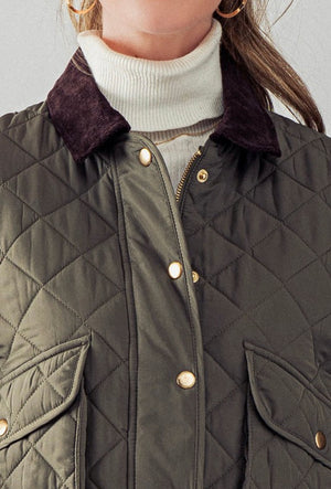 Quilted Barn Jacket - Abigail Fox Designs