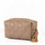 Quilted Cosmetic Bag Taupe 7.1x3.5x3 - Abigail Fox Designs