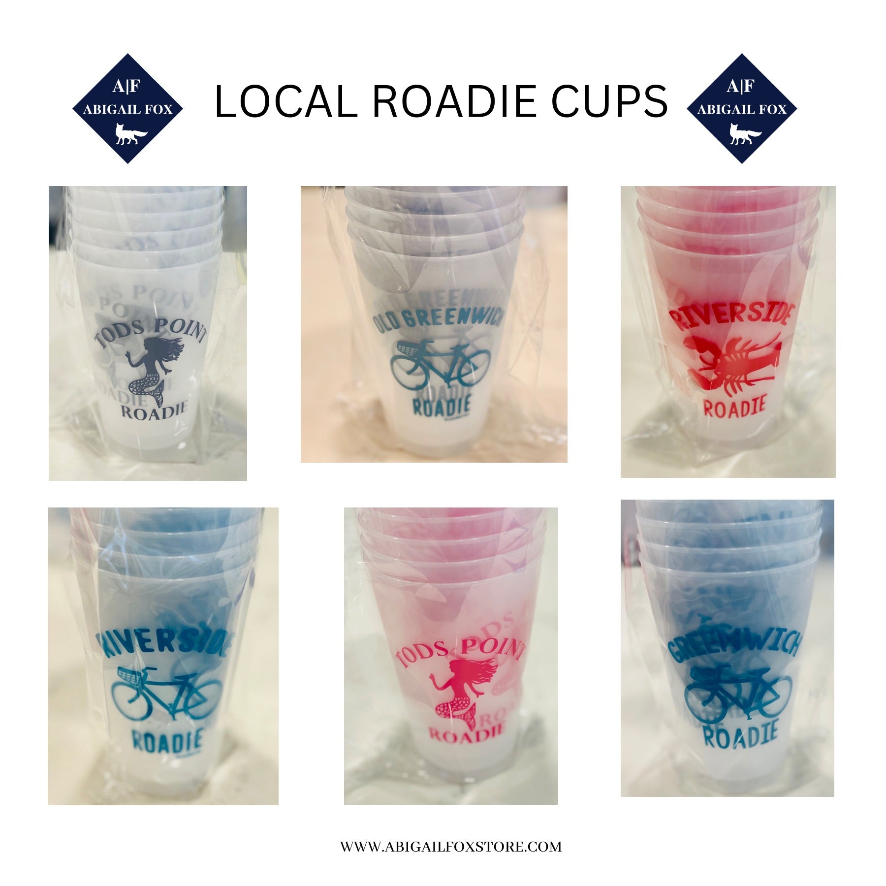 Roadie Cups- Local, Dishwasher Safe Cups - Abigail Fox Designs