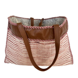 Rosewood leather bag - Abigail Fox Designs