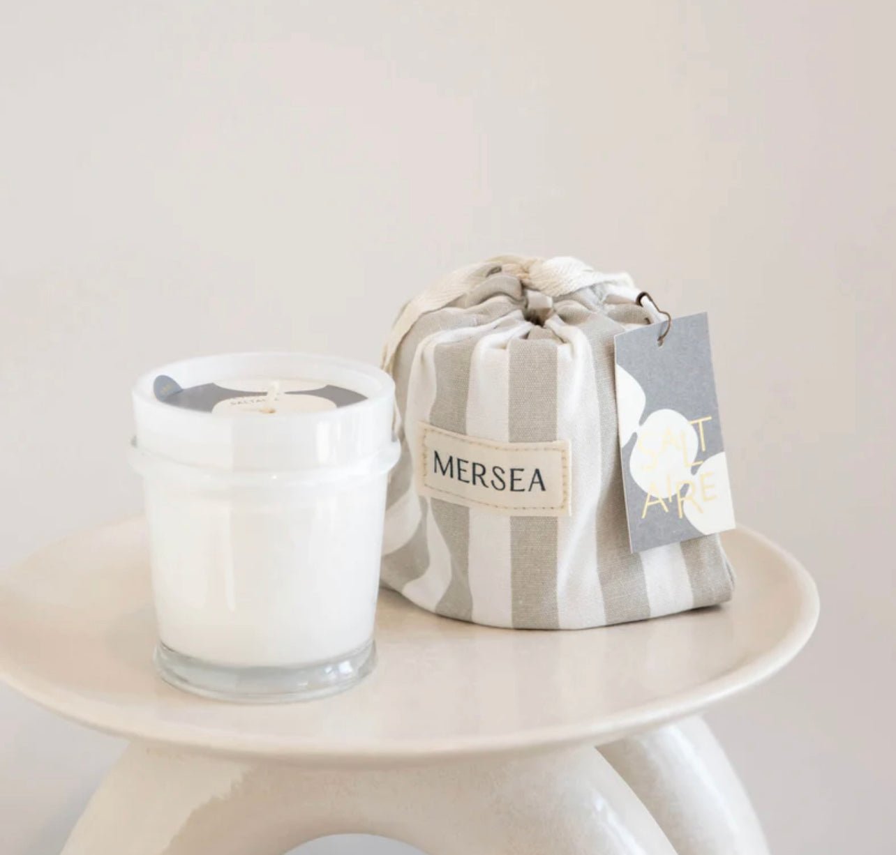 Saltaire Sandbag Candle by Mer Sea