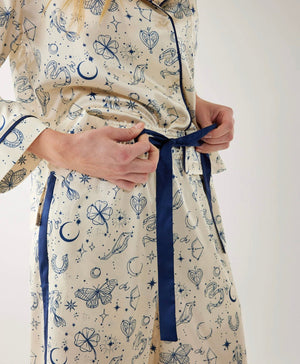 Satin Sailors Pajama Set - Lucky Charms, Mer Sea Pajamas - Abigail Fox Designs