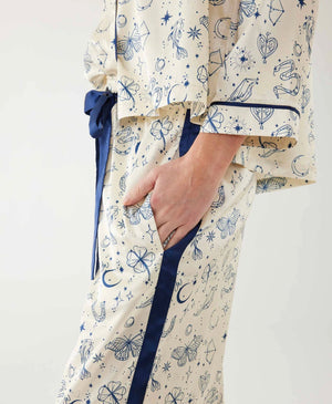 Satin Sailors Pajama Set - Lucky Charms, Mer Sea Pajamas - Abigail Fox Designs