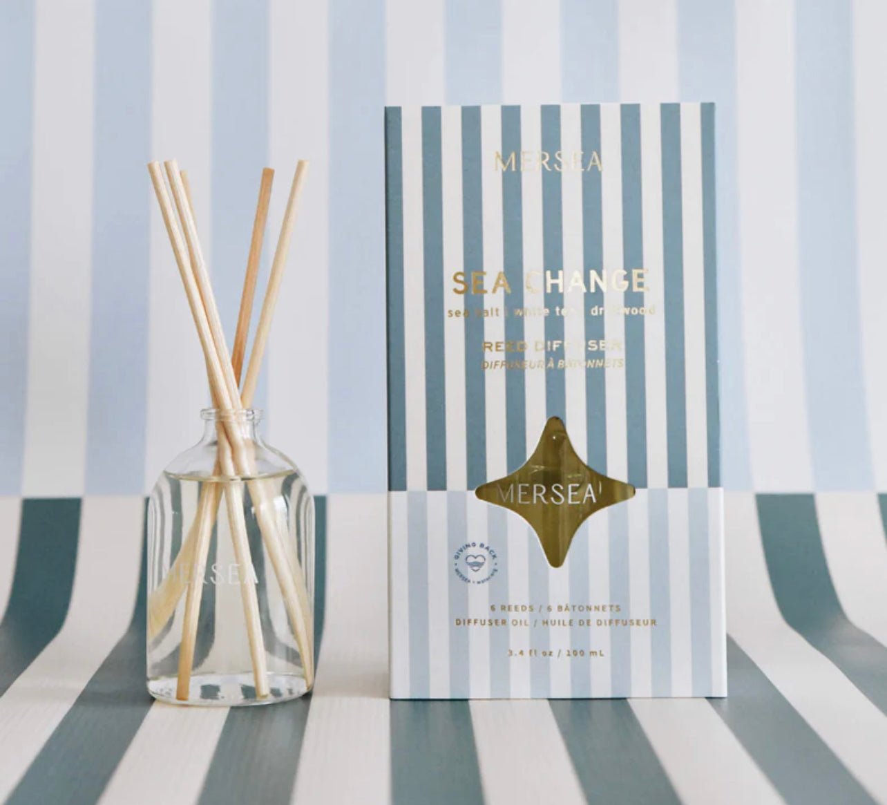 Sea Change Reed Diffuser by Mer Sea