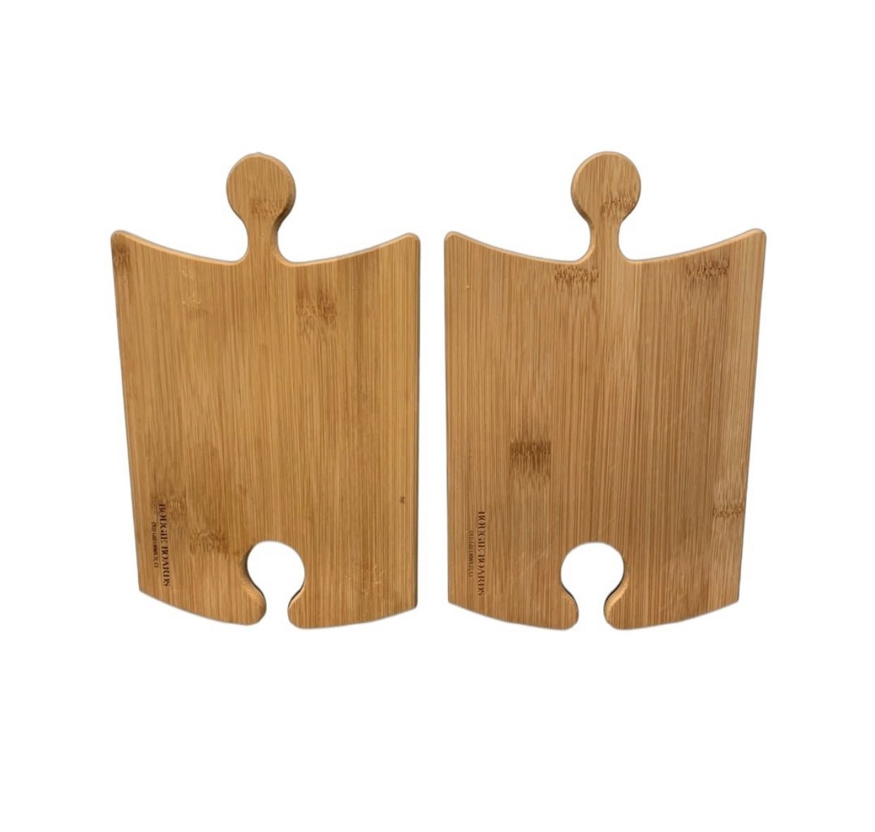 Set of Puzzle Piece Charcuterie Boards, Connect them to each other or use hole to hold your glass of wine!