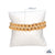 Set of Two 7mm seamless gold filled beaded bracelet