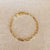 Short Link Paperclip Bracelet-18k Gold Filled