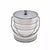 Silver Barrel 3 Qt. Ice Bucket
