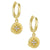 Starburst Drop from 18ky GV Huggie Hoop earring, Abigail Fox Jewelry Collection - Abigail Fox Designs