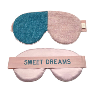 Sweet Dreams Silk and Knit Sleep Mask - Abigail Fox Designs