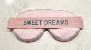 Sweet Dreams Silk and Knit Sleep Mask - Abigail Fox Designs