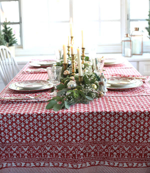 Tablecloth Charlotte Berry: Two Sizes Available - Abigail Fox Designs