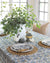 Tablecloth Cordoba Caramel Indigo: Two Sizes Available - Abigail Fox Designs