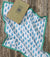 Talelayo Napkins - Set of 4 in Blue and Green - Abigail Fox Designs