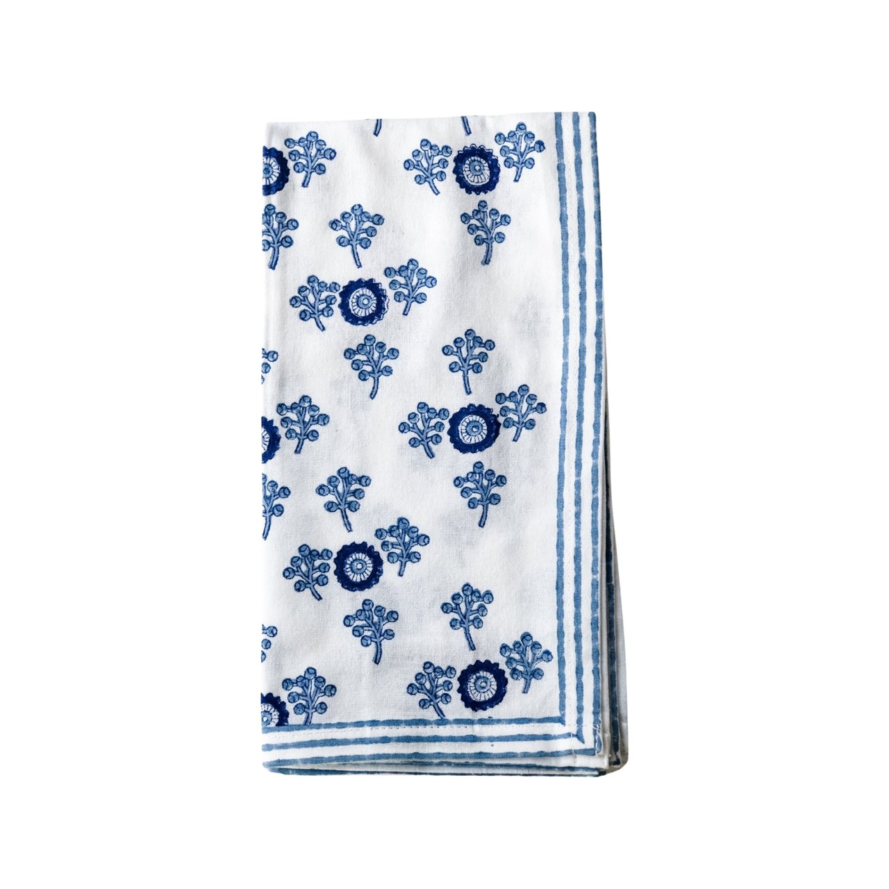 Villa Vaux - Petit Blue and White Napkins - Abigail Fox Designs