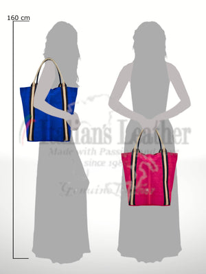 Vinyard- Suede University Bag - Abigail Fox Designs