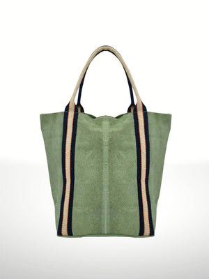 Vinyard- Suede University Bag - Abigail Fox Designs