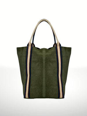 Vinyard- Suede University Bag - Abigail Fox Designs